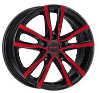 Колесный диск Mak Milano 6.5x16/5x112 D76 ET45 BLACK AND RED