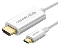 Кабель Ugreen MM121 USB Type C to HDMI, 1.5 м, белый