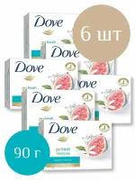 Dove Restoring крем-мыло Инжир и лепестки апельсина 6шт по 90г