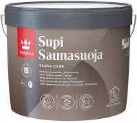 Tikkurila антисептик Supi Saunasuoja, 9 кг, 9 л, прозрачный