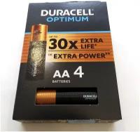 Батарейки Duracell OPTIMUM AA MX1500-4шт