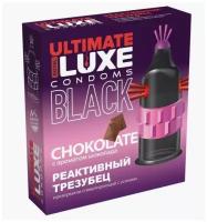 Презервативы Luxe, black ultimate, «Реактивный трезубец», шоколад, 18 см, 5,2 см, 1 шт