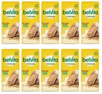 BELVITA Утреннее Сэндвич печенье витаминное злаки йогурт 253г Набор по 10шт