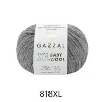 Пряжа Baby Wool XL Gazzal (818XL), 50 г, 100м, 40% шерсть мериноса, 20% кашемир, 40% акрил (2 шт.)