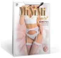 Чулки MiNiMi Romanza, 20 den, размер M-L, белый