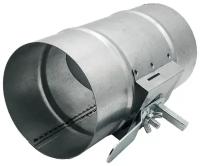 Дроссель-клапан, для круглых воздуховодов, D100, оцинкованная сталь