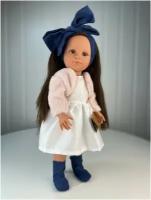 Кукла Lamagik "Нина", брюнетка, в розовой меховой накидке и повязке-тюрбан, 42 см, арт. 42113