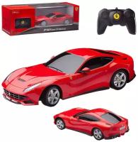 Машина р у 1:18 Ferrari F12 Цвет Красный, светящиеся фары 53500R