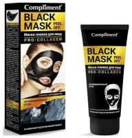 Комплим. Black Mask Маска-плен. сияние молод. PRO-COLLAGEN 80мл