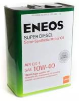 ENEOS Super Diesel Cg-4 10w40 Масло Моторное Полусинтетическое 4л. Eneos В Подольске