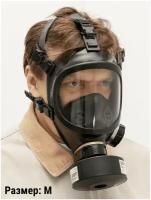 Профессиональный респиратор ffp3 противогаз Бриз 4301М маска защитная с угольным фильтром распиратор от хлора краски аммиака пыли аллергии вирусов / MARTEX / размер M