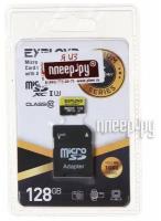 Карта памяти microSDXC 128Gb Exployd, 95 MB/s, с адаптером