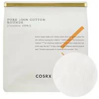 Хлопковые пады Cosrx Pure 100% Cotton Rounds, 80 шт