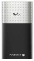 Внешний SSD Netac 250 GB Z9 USB-C чёрный/серебро, USB 3.2