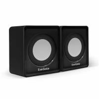 Акустическая система 2.0 ExeGate Disco 140 Black (питание USB, 2х3Вт (6Вт RMS), 100-20000Гц, черный, Color Box)