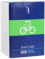 Велокамера BBB 2023 BikeTube 26x2,75/3,00 AV 33mm Black