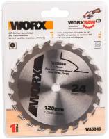 Пильный диск твердосплавный Worx WA5046, 24T TCT 120х1,2х9,5 мм