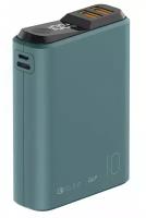 Внешний аккумулятор OLMIO QS-10, 10000mAh, 18W, Quick Charge, PowerDelivery, LCD, Зеленый