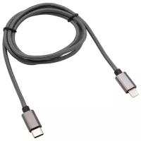 Кабель USB Type-C - Lightning, М/М, PD, 1 м, Rexant, графит, 18-7054