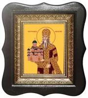 Стефан Милютин Святой Сербский король Икона на холсте