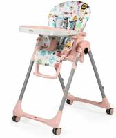 Стульчик для кормления Peg-Perego Prima Pappa Follow Me ПВХ, super girl