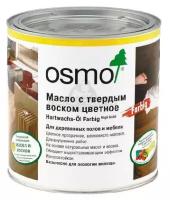 Osmo Масло с твёрдым воском цветное, Osmo 3074 Hartwachs-Oil Farbig, 125 мл, графит