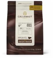 Шоколад Темный Callebaut №811 54,5% в каллетах, 2,5 кг, 811-RT-U71 Бельгия