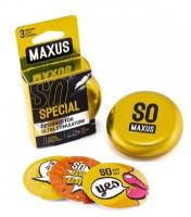 Презервативы MAXUS точечно-ребристые №3