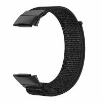 Нейлоновый эластичный ремешок для Fitbit Charge 5 - черный
