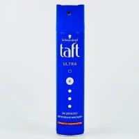 TAFT Лак для волос ULTRA Сверх сильная фиксация (4) 250 мл (новый дизайн)