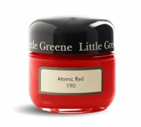 Пробник краски в/э акриловой Little Greene, цвет № 190, ATOMIC RED, 60 мл