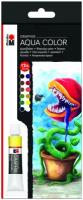 Marabu Набор профессиональных акварельных красок Graphix Aqua Colour 12x12 мл