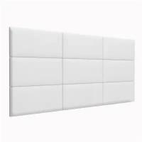 Мягкие обои Eco Leather White 30х60 см 1 шт