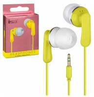 Наушники isa Extreme Bass 3.5mm Yellow