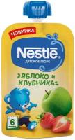 Пюре детское Nestle яблоко-клубника с 6 месяцев 90 г