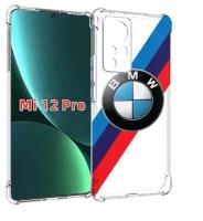 Чехол MyPads Лого-BMW мужской для Xiaomi 12S Pro задняя-панель-накладка-бампер