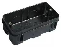 Коробка монтажная на 4 модуля, итальянский стандарт, для установки в кирпич или бетон, Abb Niessen