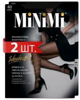 Колготки MiNiMi Ideale, 40 den, 2 шт., размер 3/M, черный