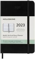 Еженедельник Moleskine CLASSIC WKLY VERTICAL Pocket 90x140мм 144стр. черный