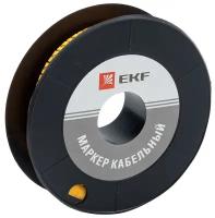 Маркер кабельный 6,0 кв.мм "5" (ЕС-3), EKF PROxima - 350 штук