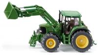 Трактор Siku John Deere с ковшом, зелёный, 1:32