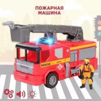 Пожарный автомобиль Chap Mei Rescue Force (546067), 28 см, красный