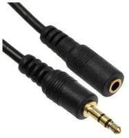 Удлинитель mini Jack 3.5 mm - mini Jack 3.5 mm, 3 м, черный