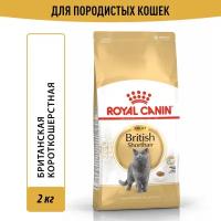 Сухой корм Royal Canin British Shorthair Adult (Британская Короткошерстная Эдалт) для взрослых кошек британской породы от 1 года до 12 лет, 2 кг