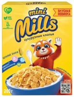 Хлопья кукурузные Mini Mills, обогащенные витаминами и железом 200г