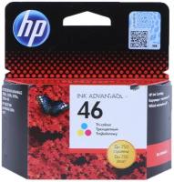 Картридж струйный HP 46 цветной Ink Advantage