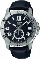 Наручные часы CASIO Collection MTP-VD200L-1B, черный, серебряный