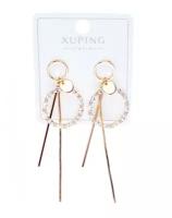 Серьги с подвесками XUPING JEWELRY, фианит