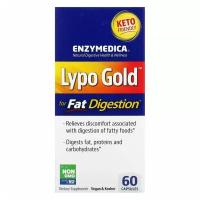 Enzymedica, Lypo Gold, для усвоения жиров, 60 капсул