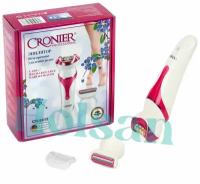 Эпилятор женский 2 в 1 Cronier CR-8812, 2 сменные насадки: электробритва триммер женский, эпилятор для удаления волос